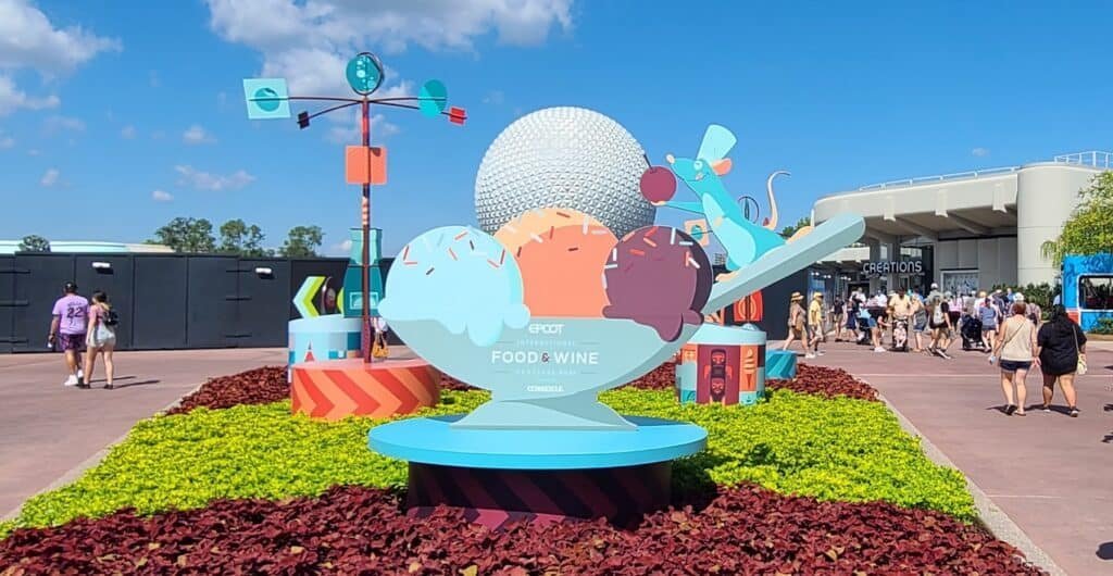 Food and wine at EPCOT